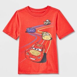 Disney Cars Red Lightning McQueen, Cruz, Jackson Storm, and Mater Toddler Tee
